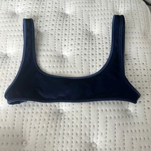 XXS Triangl bikini top (navy velvet)
